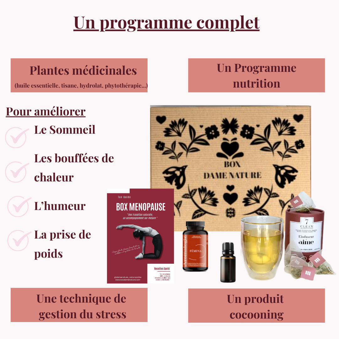 Box Ménopause MENSUEL Sans engagement - Résiliable en 1 clic